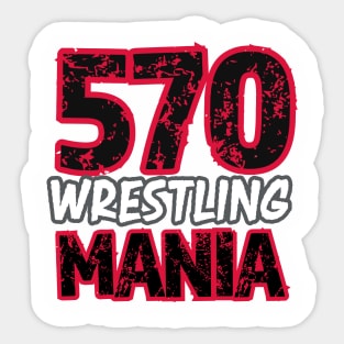 570 Wrestling Extreme Mania Design Sticker